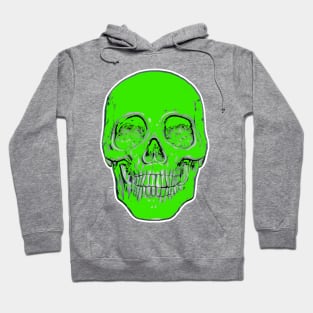 Green Skull, Frankenstein Skull, Zombie Skull, Acid Skull Hoodie